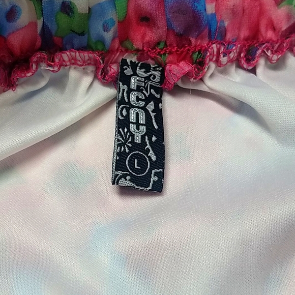 Floral Multicolored Flower Skirt - Picture 5 of 6